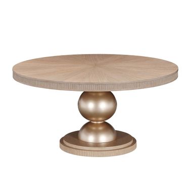 West Kensington Round Dining Table In Sea Salt Caramel