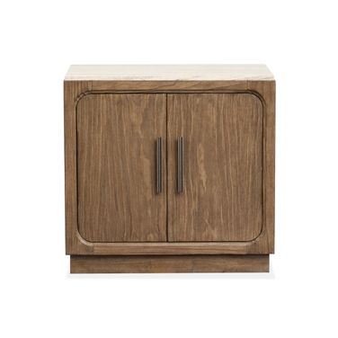 Westbourne Door Nightstand In Dark Umber