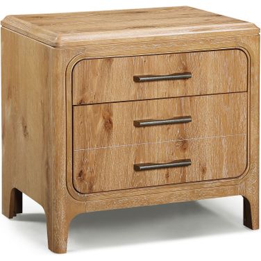 Westcott Night Stand In Cerused Natural