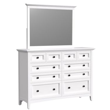 Westlake 10 Drawer Master Dresser In White