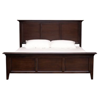 Westlake Cherry Brown King Mansion Bed