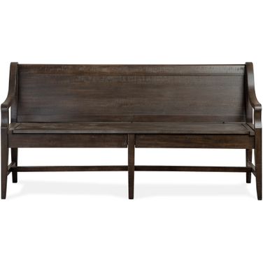 Westley Falls Bench with Back In Graphite