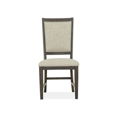 Westley Falls Step Upholstered Side Chair Set of 2 In Graphite