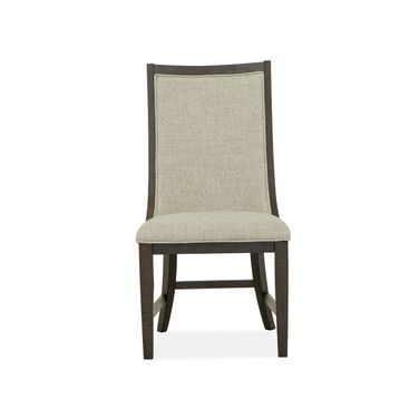 Westley Falls Upholstered Host Chair Set of 2 In Graphite
