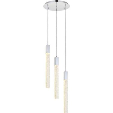 Weston 3 Lights Pendant In Chrome 2067D16C