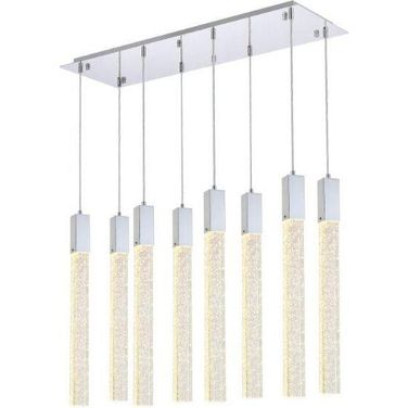 Weston 8 Lights Pendant In Chrome