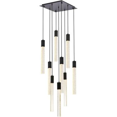 Weston 9 Lights Pendant In Black 2066D20BK