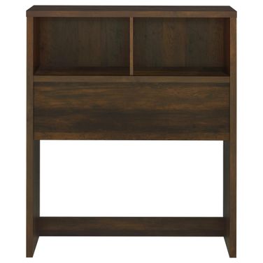 Westpark 49 Inch Twin Bookcase Headboard In Dark Pine