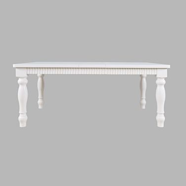 Westport 72 Inch Extension Dining Table In White