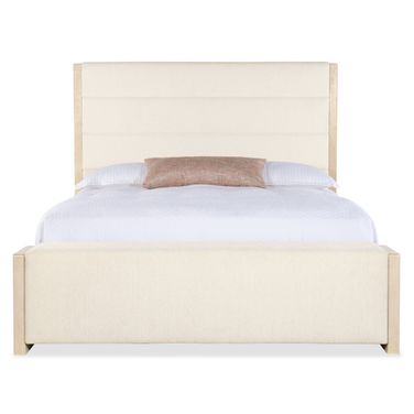 Westwood Queen Upholstered Storage Bed In Beige