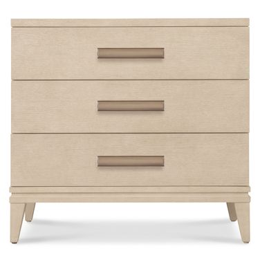 Westwood Three-Drawer Nightstand In Light Wood