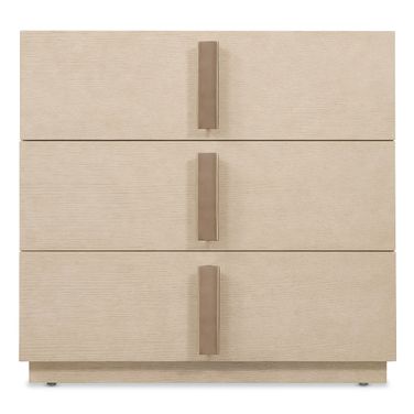 Westwood Three-Drawer Nightstand In Light Wood