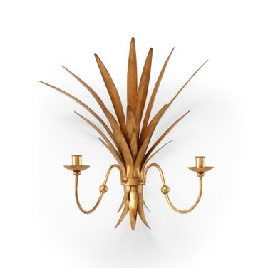 Wheat Sconce In Gold