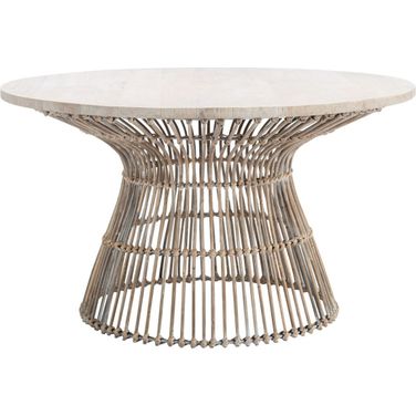 Whent Round Coffee Table in Grey