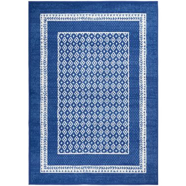 Whimsicle 4' x 6' Farmhouse Indoor Rug In Navy