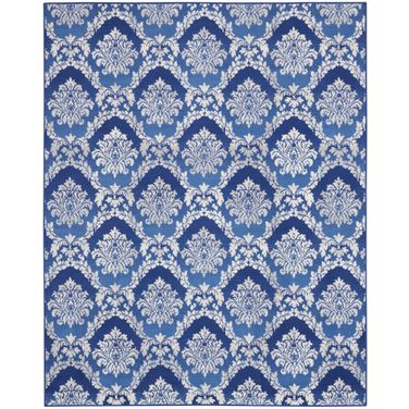 Whimsicle 7' x 10' Farmhouse Indoor Rug In Blue