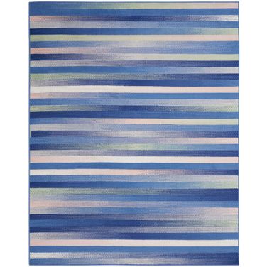 Whimsicle 8'4" x 11'6" Indoor Rug In Blue Multi
