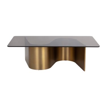 Whisper Coffee Table In Brown and Gold