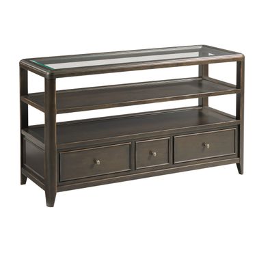 Whitaker Sofa Table In Black Denim
