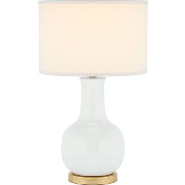 White Ceramic Paris Lamp