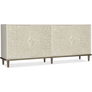 Melange White Entertainment Console