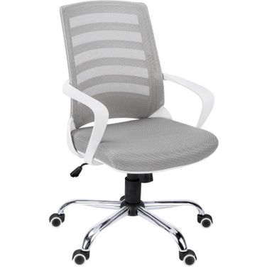 White Office Chair In Multi Position I 7225