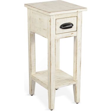 White Sand Chair Side Table