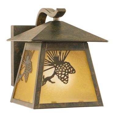 Whitebark 7 Inch Outdoor Wall Light In Olde World Patina
