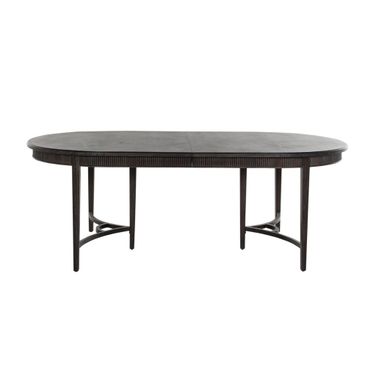 Whitlock Dining Table In Cerused Forest Black