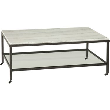 Whitman Rectangular Cocktail Table In White