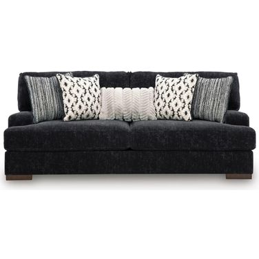 Whitmore Manor Sofa In Black Pearl