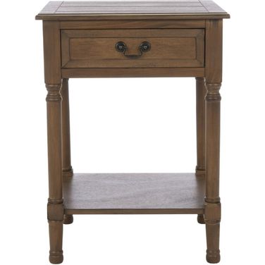 Whitney 1 Drawer Accent Table in Brown