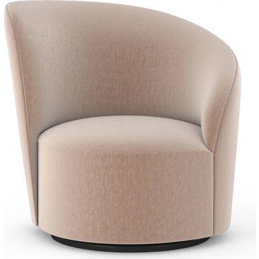 Whorl RAF Swivel Chair In Beige