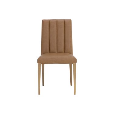Wilbur Dining Chair Set of 2 In Milliken Cognac