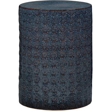 Wildflower Dark Blue Side Table
