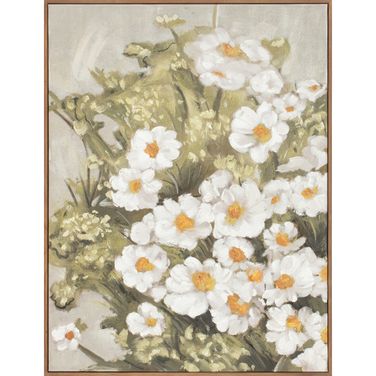 Wildflowers Framed Painting In Multicolor