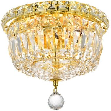 Wiley Gold Flush Mount