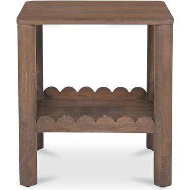 Wiley Side Table In Vintage Brown