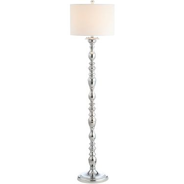 Wilhelmina Chrome Floor Lamp