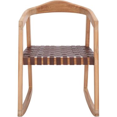 Willa Rocking Dining Chair in Cognac