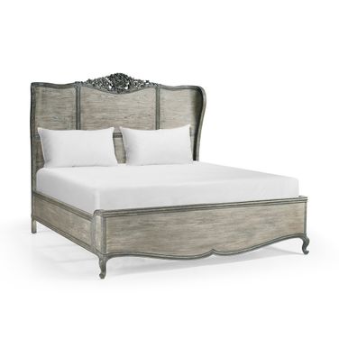 William Yeoward Arlingham King Shelter Bed In Blue