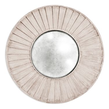 William Yeoward Barrique Mirror In Washed Acacia
