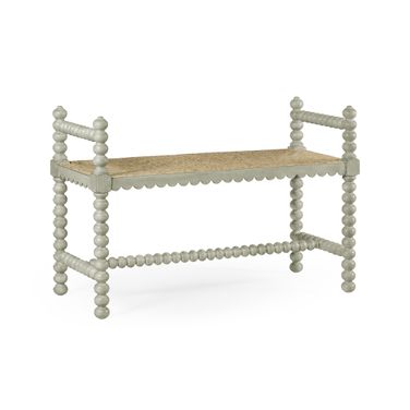 William Yeoward Bellingham Country Single Bench In Grey