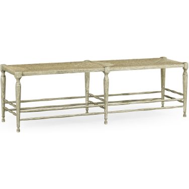 William Yeoward Bodiam Bench In Grey Oak