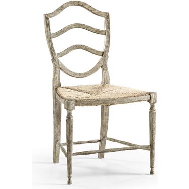 William Yeoward Bodiam Side Chair In Grey Oak