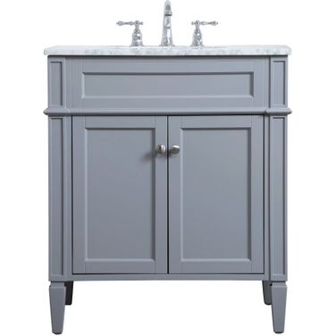 Williams 30 Inch Single Bathroom Vanity In Grey