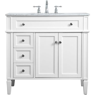 Williams 36 Inch Single Bathroom Vanity In White