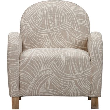 Willow Accent Chair In Khaki Swirl