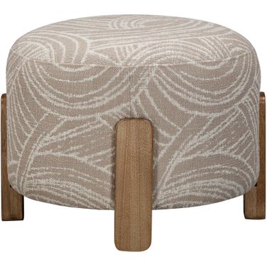 Willow Accent Ottoman In Khaki Swirl