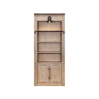 Willow Lane 8' Tall Wood Bookcase In Brown